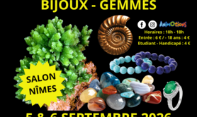 Salon Minéraux Fossiles Bijoux de Nîmes