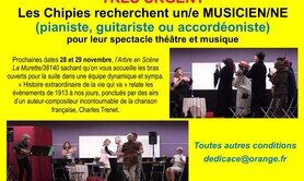RECHERCHE MUSICIEN TRES URGENT