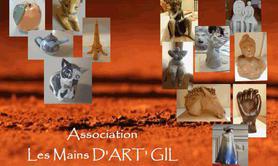 Association LES MAINS D'ART'GIL - Ateliers hebdomadaires de modelage adultes et enfants