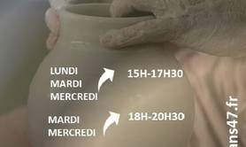 Gourrier Irène - Cours de poterie