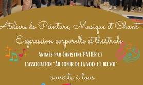 Au coeur de la voix - Création spectacle pour tous : peinture, théâtre et musique
