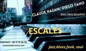 duo escales - Claude Hazan piano/ diego Fano sax