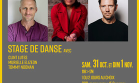stage de danse avec M Elizéon, C Lutes et T Noonan