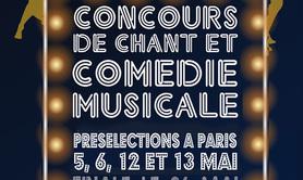 CONCOURS DE CHANT ET COMÉDIE MUSICALE 2018 !