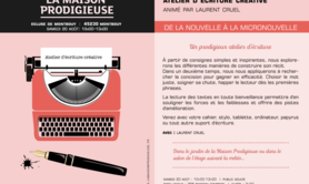 La maison prodigieuse de Montbouy - Atelier d'écriture
