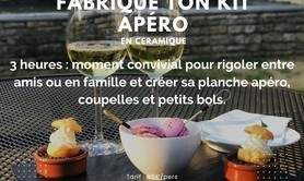 Atelier poterie à thème Créer son kit apéro en céramique