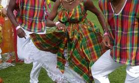 Fanfare Antillaise  - musiciens + danseuses Antillais Creoles