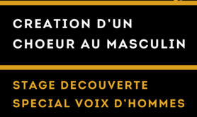 INNOVOIX SABINE REGNIER - CHOEUR AU MASCULIN