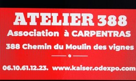 PORTES OUVERTES ATELIER 388 CARPENTRAS
