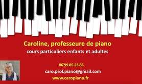 Caropiano - Donne cours de piano
