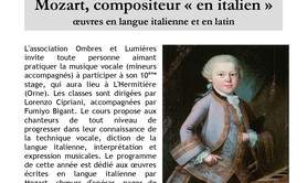 stage choral en juillet dans le Perche : Mozart en italien