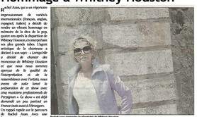 Rachel AZAN - WHITNEY HOUSTON TRIBUTE SHOW