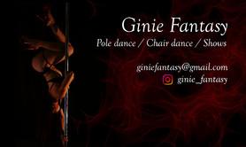Ginie Fantasy - Pole dance / Chair dance / Shows