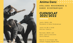 Compagnie Anima Danz  - Atelier mouvement et danse Biodynamique-Atelier Création 
