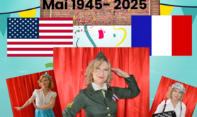 LES 80 ANS DE LA LIBERATION - la guinguette de 1945 FETONS LA VICTOIRE