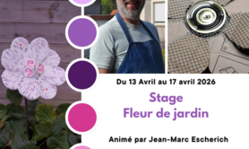 Stage mosaïque - Fleur de jardin