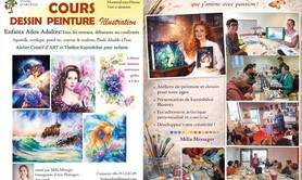Association Etang d'artistes  -  COURS de DESSIN et PEINTURE : enfants, adultes, ados
