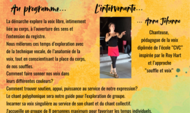 incarner son chant - stage corps et voix