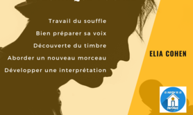 Elia Cohen - Cours de chant à La Maison de La Musique