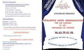 NADIA BAJI - DEVELOPPEZ VOTRE COMMUNICATION PAR LES PLAISIRS DU THEATRE