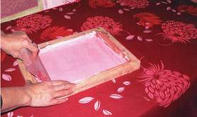 Atelier de sérigraphie sur tissu