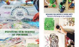 Chrystelle ATELIER THETIS - PEINTURE SUR TEXTILE AU POCHOIR