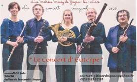 Le Concert d' Euterpe , quintette à vent aux Soirées Sevoy
