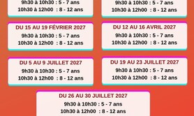 Stages théâtre 5 - 7 ans et 8 - 12 ans vacances scolaires