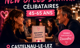 Soirée dansante célibataires + NEW SPEED DATING! 45 65 ans