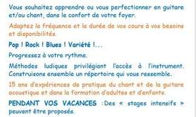 Accousticool - Cours de guitare et/ou de chant à domicile en sud-ardêche