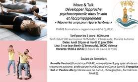 Développer l'approche psychocorporelle (soin, accompagnement)