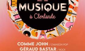 FÊTE DE LA MUSIQUE : Comme John + Géraud Baster + The Weeder