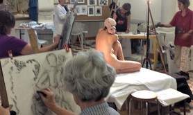 Stage de dessin d'après modèle vivant dans le Jura