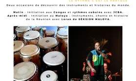 Stage percussions cubaines et rythmes Maloya