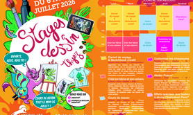 STAGES DESSIN JUILLET 2026
