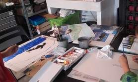 peinture à l'huile