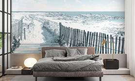 Studio Graphique Le Rouge qui bouge - Papier peint panoramique 100 % made in Bretagne