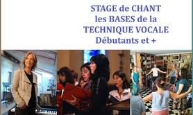 Stage de Chant, Technique Vocale, Débutants et +