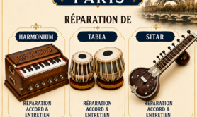 Noshad kawa - Réparation d’instruments indiens Sitar Harmonium tabla