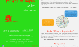 Cie A MAIN LEVEE - Ateliers à l'année enfants/ados/adultes