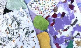 Je fabrique mon papier ! en créant une œuvre unique