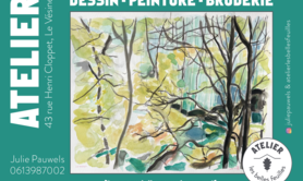 Julie Pauwels - Cours de dessin, peinture et broderie
