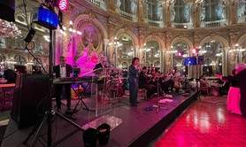 Orchestre les dauphins - Chanteuse musiciens orchestre
