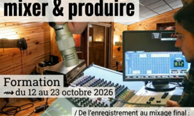 Formation  Enregistrer, mixer & produire 