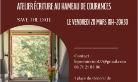 Atelier d'écriture dans un lieu exceptionnel !