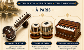 Nishad kawa - Cours de Sitar tabla harmonium