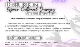 L'atelier Corps et Graphique  - Ateliers danse contemporaine adultes 