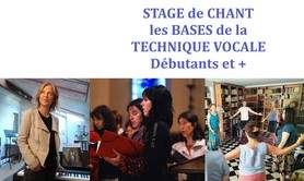 Stage de Chant, Technique Vocale Débutants et +