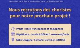 LA COMPAGNIE VOCALE RECRUTE