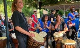 Isabelle GUIDON percussionniste - Cours de djembe val d oise 